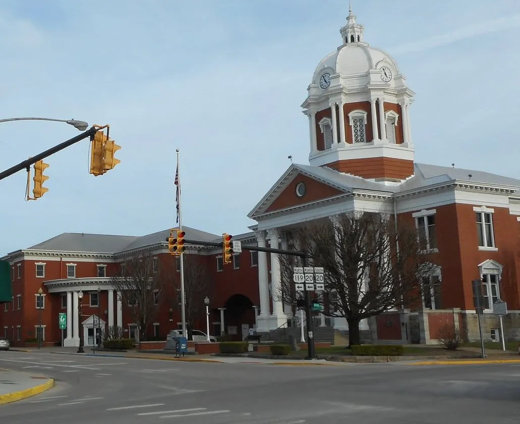 The Upshur County Courthouse today